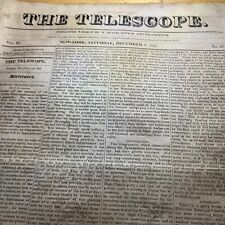 1826 Extremely Rare “ THE TELESCOPE “  SHIP WRECK ~ DUELING picture