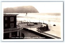Seaside Oregon OR Postcard RPPC Photo View From Hotel Seaside c1940's Vintage picture