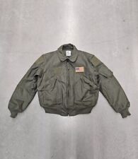 CWU-45/P Large Aramid Nomex Cold Weather Flight Jacket Military Bomber Green picture