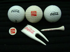 Coca Cola Coke Golf Tee Ball Markers and Divot Tool 1980s Vintage Advertising picture