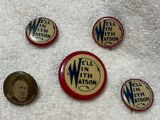 INDIANA US SENATOR JAMES WATSON CAMPAIGN BUTTON GROUP Vintage Political Pins picture