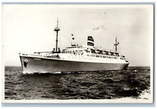 Netherlands RPPC Photo Postcard No.3 Holland America Line USS Rijndam 1957 picture