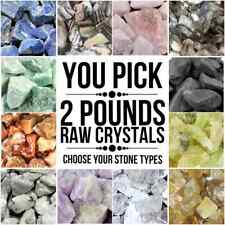 2 Lbs Raw Crystals (You Pick) Bulk  Wholesale Rough Gemstone Lot picture