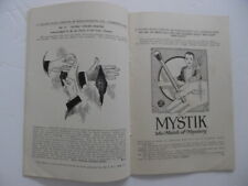 c.1934 S Willson Bailey Co. Magical Apparatus Magic Magician Catalog Vintage VG  picture