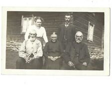 c1910 Family Photo Men Women Elder Dapper Minneapolis RPPC Postcard picture