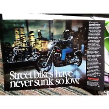 Vintage 1986 Kawasaki Vulcan Motorcycle 2 Page Print Ad Original epherma picture