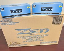 Zen Light Blue 100mm Cigarette Tubes 250ct box (40-Boxes Full Case ) picture
