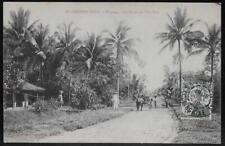 Indochina PPC 1910 Cochin China Thu Duc Road Landscape picture