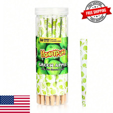HONEYPUFF Classic King Size Apple Flavored Pre Rolled Cones Cigarette Paper 36pc picture