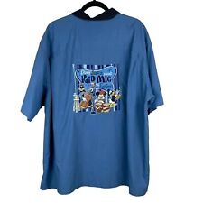 Disney Resort Vtg 90s Jazz Kid Mic Men Camp Shirt XXL Embroidered Music Mickey picture