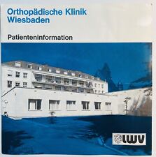 Orthopadische Klinik Wiesbaden Vintage Brochure Germany Hospital Clinic German picture