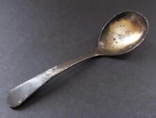 Vintage Early Curved Baby Feeding Spoon Silver Plate Sheffield England 4.5