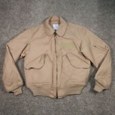Flyer's Cold Weather FR Jacket Mens M CWU-45 P Tan Air Force Military Pilot EUC picture