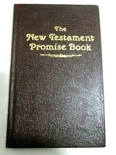 The New Testament Promise book Barbour 1988 Maroon Bonded Leather Hard Back picture