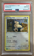 2023 Pokemon Classic Collection 016 Snorlax Holo English PSA 10 graded card picture