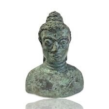 Buddha Head Bronze Buddhist Art Statue from Japan Antique picture