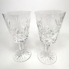 2 Waterford Crystal Ashling Claret Red Wine Goblets Ireland 7
