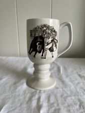 1965 Kaysons Japan Fine China Continental Cup Pedestal Bullfighting picture