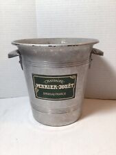 Vintage Perrier Jouet Champagne Epernay France Aluminum Ice Bucket picture