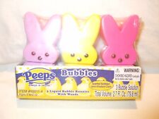 PEEPS EASTER BUNNY LIQUID BUBBLES WITH WANDS COLLECTIBLE 2007 VTG NEW IN PACKAGE picture