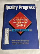 1994 October Quality Progress Magazine, Celebrating 10 years   (MH435) picture