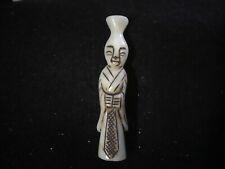 4/17A Ancient Chinese Song-Ming Dynasty Jade Statue/Amulet 900-1600 ad picture