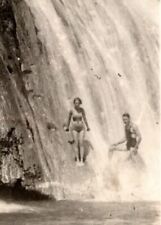 RPPC EKC 1939-1950 Turner Falls In Davis Oklahoma - People In Swimwear, Postcard picture