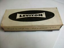 VINTAGE LEVITON BOX OF 10  # 4133 TWO PIECE MEDIUM BASE CERAMIC L[GHT SOCKET picture