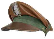 Cosplay Attack on Titan Leather Suede Military Officers Crusher Visor Hat Cap picture