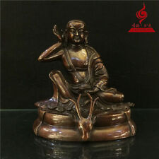 6'' Tibetan Buddhism  Milarepa Buddha Bronze Statue picture