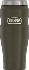 THERMOS Stainless King Vacuum-Insulated Travel Tumbler, 16 Ounce, Matte Green... picture