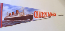 THE QUEEN MARY Memorabilia: Vintage Pennant from 1979 ~ Measures 29 1/2