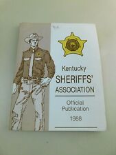 1988 SHERIFFS ASSOCIATION Official Publication picture
