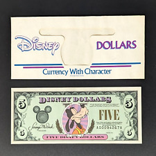 RARE 1996 A $5 Disney Dollar Goofy #A00094267A - Great condition picture