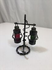 Vintage Nautical Salt And Pepper Shakers Hanging Lanterns Anchor Stand picture