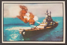 Navy Battleship 1954 Bowman Military Card #90 (EX Minor Corner Wear) picture