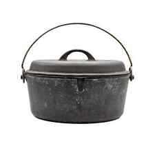 Large Antique Findlay No. 8 Cast Iron Dutch Oven with Lid picture