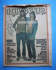Autographed Hand Signed KENNY LOGGINS Rolling Stone Magazine Issue #181  Feb '75 picture