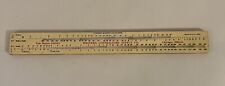 VTG 1947 Wood Slide Rule “Western Contractors Supply Co.” Chicago  picture