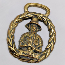 Brass Horse Medallion Vintage Jenny Jones Wales Laurel Parade Harness Bridle picture