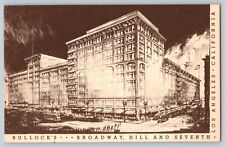 Postcard California Los Angeles Bullock's Broadway Department Store picture