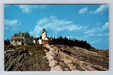ME-Maine, Pemaquid Point Lighthouse, Antique, Vintage Postcard picture