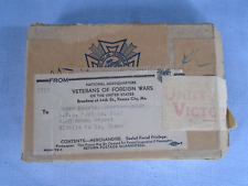 WWII VFW shipping box with 1943 cancellation stamp picture