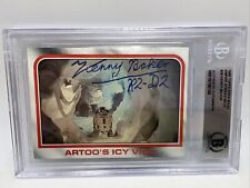 1980 Star Wars ESB Topps Kenny Baker R2-D2 Signed Card #29 Beckett Authentic picture