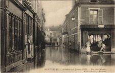 CPA MONTEREAU Flood 1910 Rue de Calvaire (19551) picture