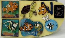 Disney Pin Lot ~ FINDING NEMO 7 pc Pins Set WDW DLR HIDDEN MICKEY LE Dory Crush picture