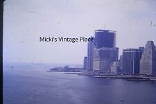 Original 35mm Slide 1971 NYC Harbor and Construction Scene Kodachrome  picture