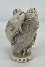 Harmony Kingdom Over the Rainbow Trout Fish UK Made Figurine Few Made RARE picture