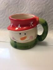 Royal Norfolk Snowman Mug Cup Christmas Holiday Winter Coffee Tea Hot Cocoa picture