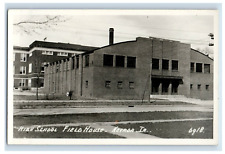 C. 1910s-20s High School Field House Nevada IA. RPPC  Postcard P1E picture